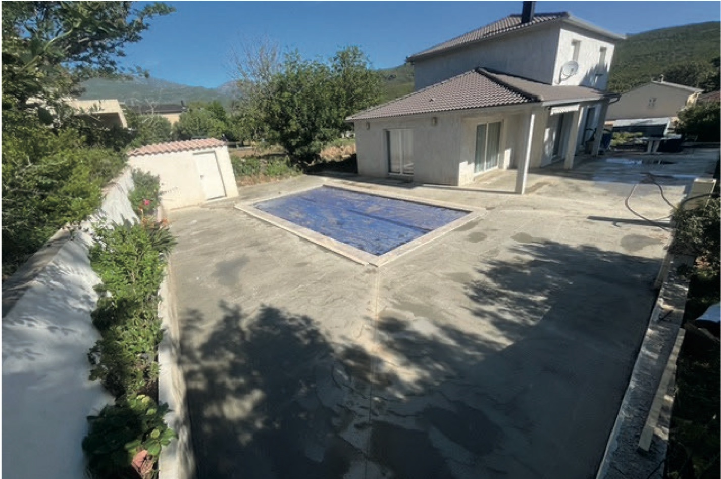 Piscine en béton sur mesure